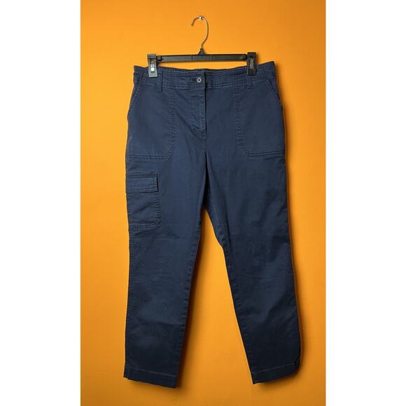 Talbots Pants 10P Blue Extra Pocket CA #23147 - Picture 1 of 8